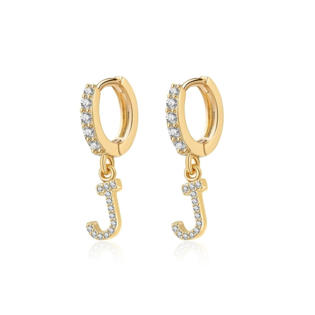 Pendientes de aros iniciales