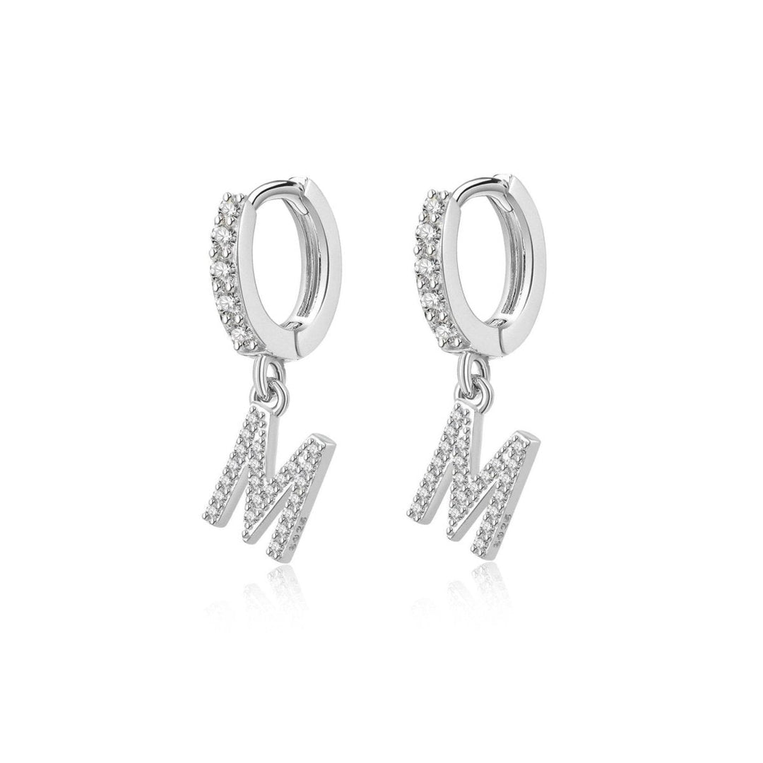 Pendientes de aros iniciales