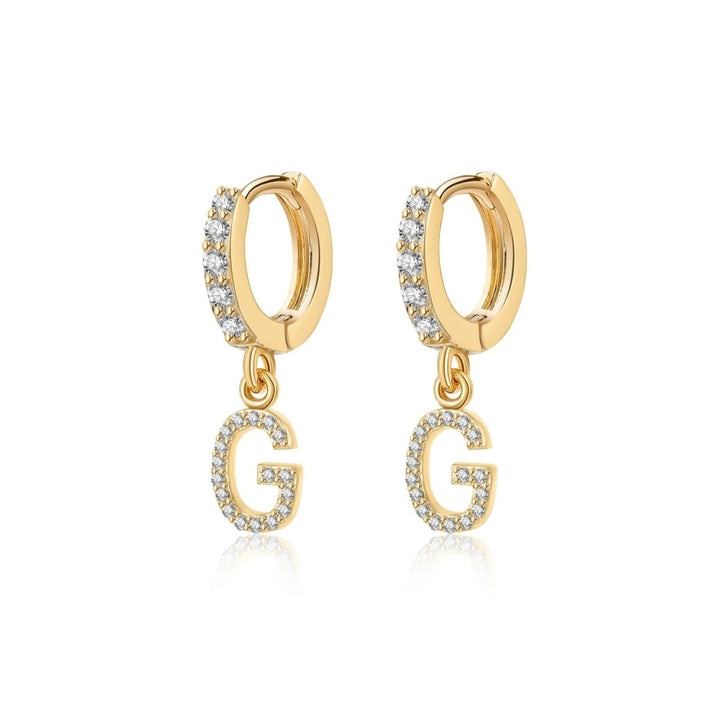Pendientes de aros iniciales