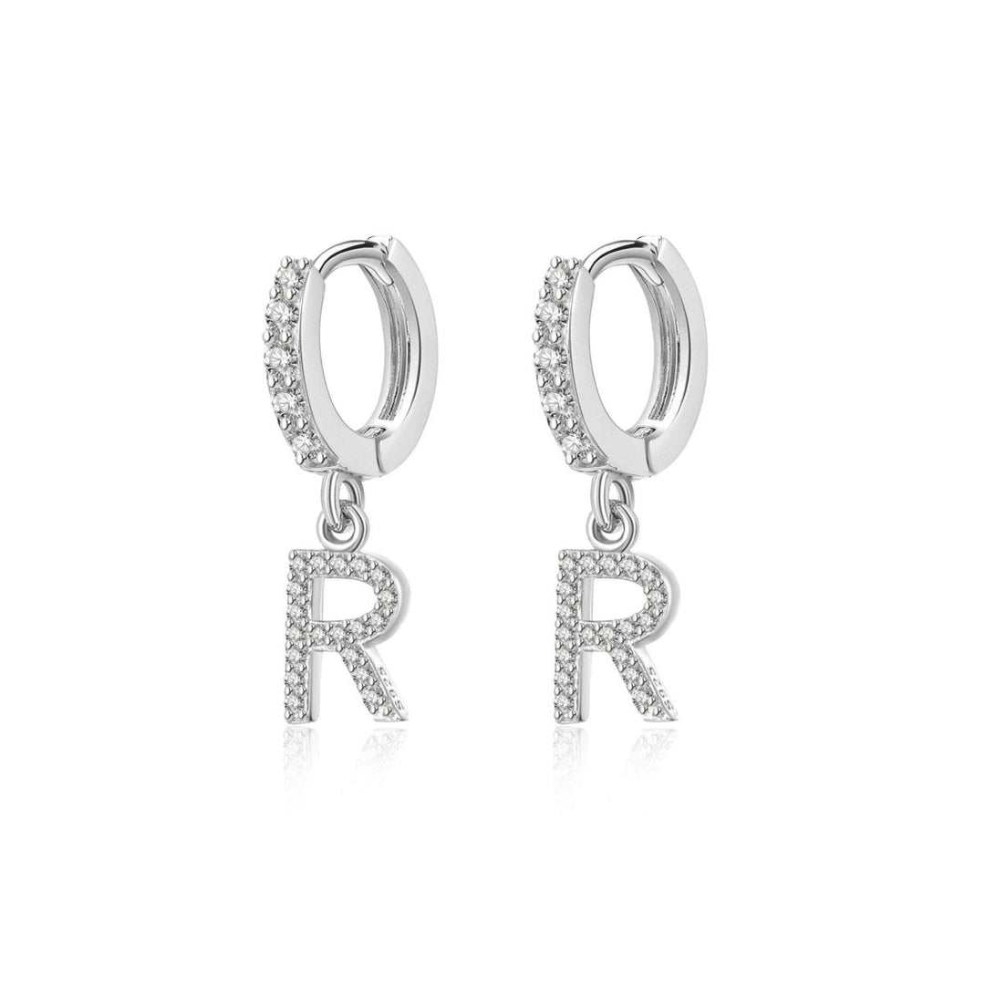 Pendientes de aros iniciales