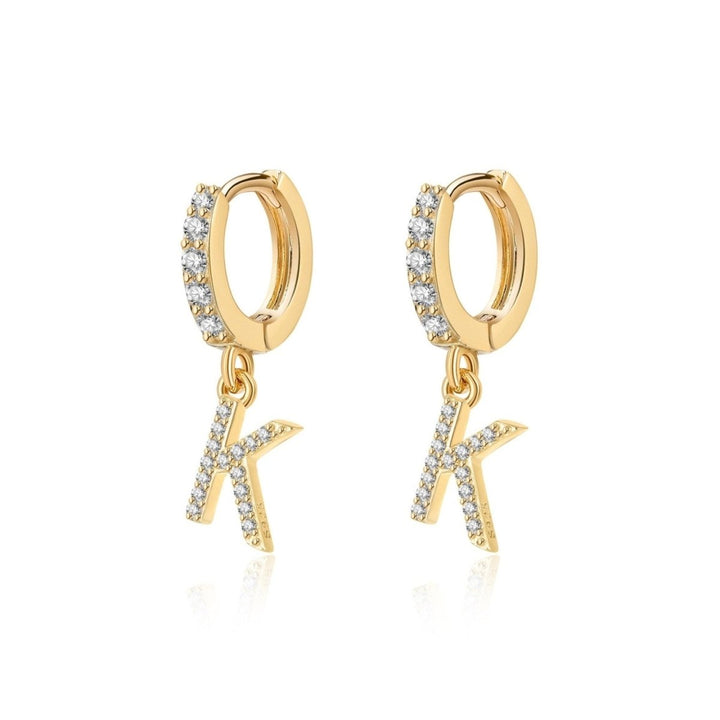 Pendientes de aros iniciales