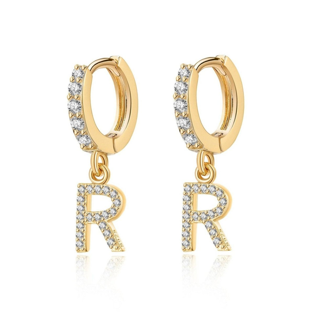 Pendientes de aros iniciales