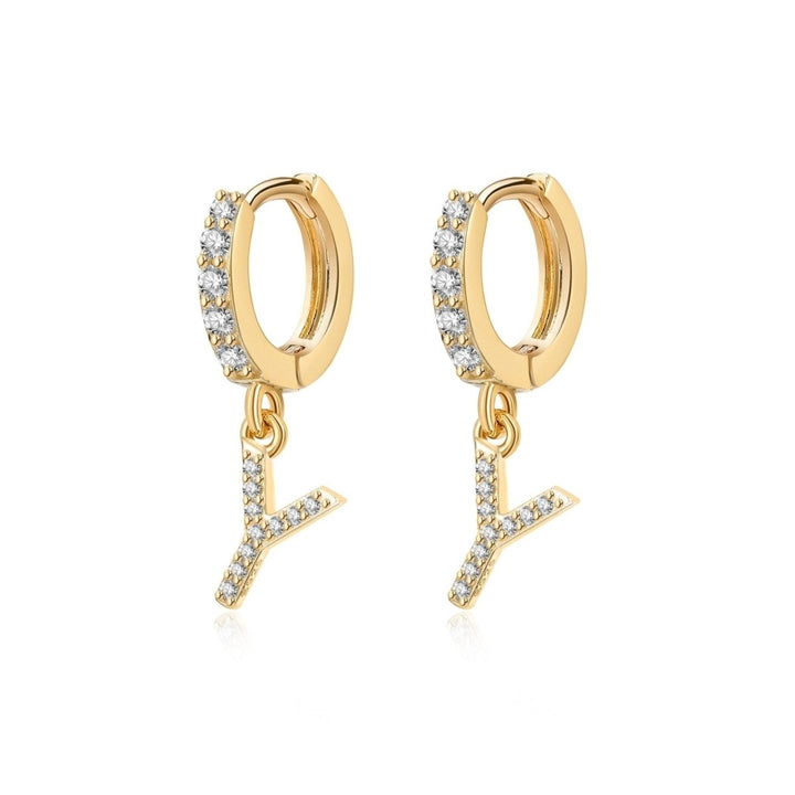 Pendientes de aros iniciales