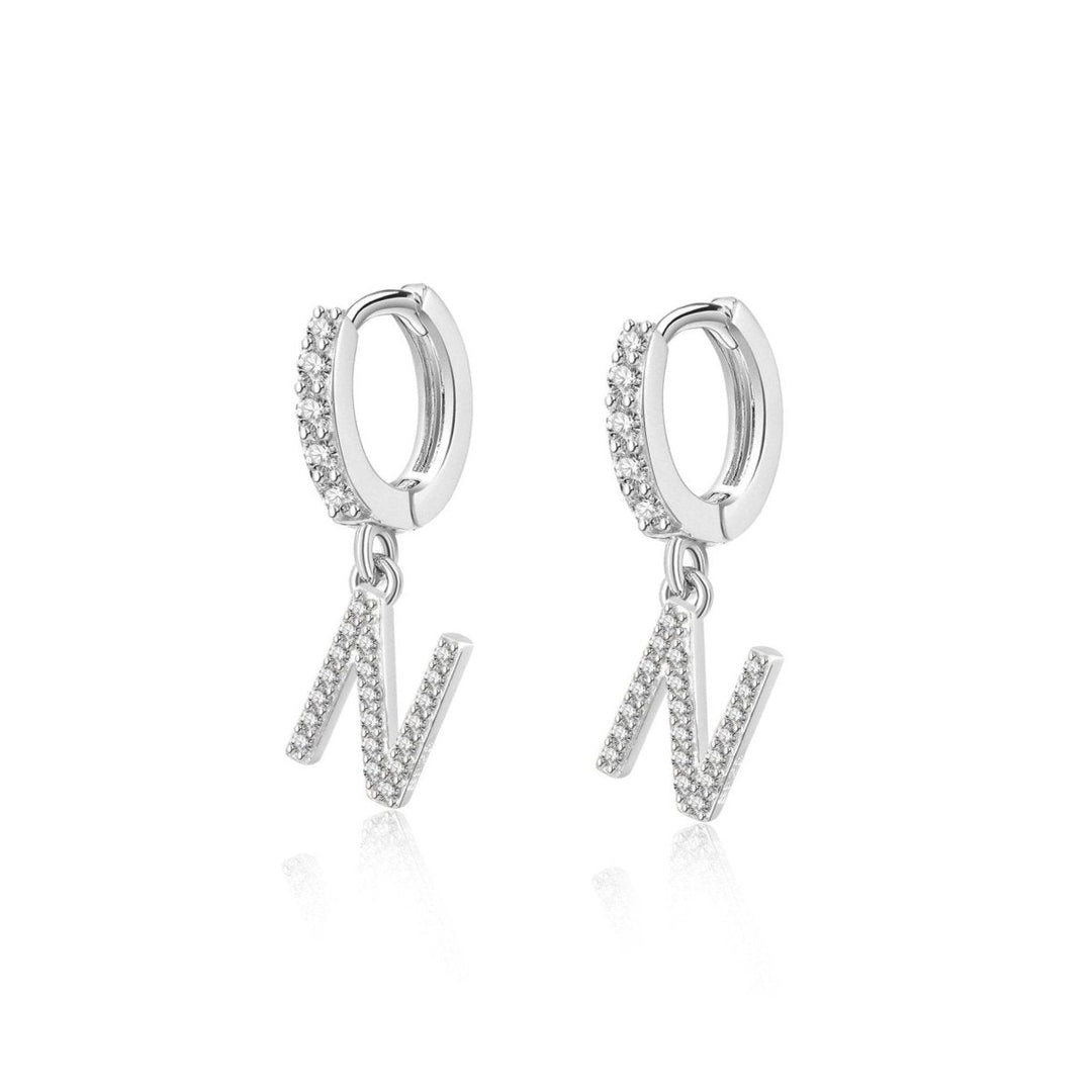 Pendientes de aros iniciales