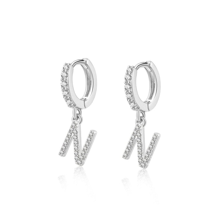 Pendientes de aros iniciales