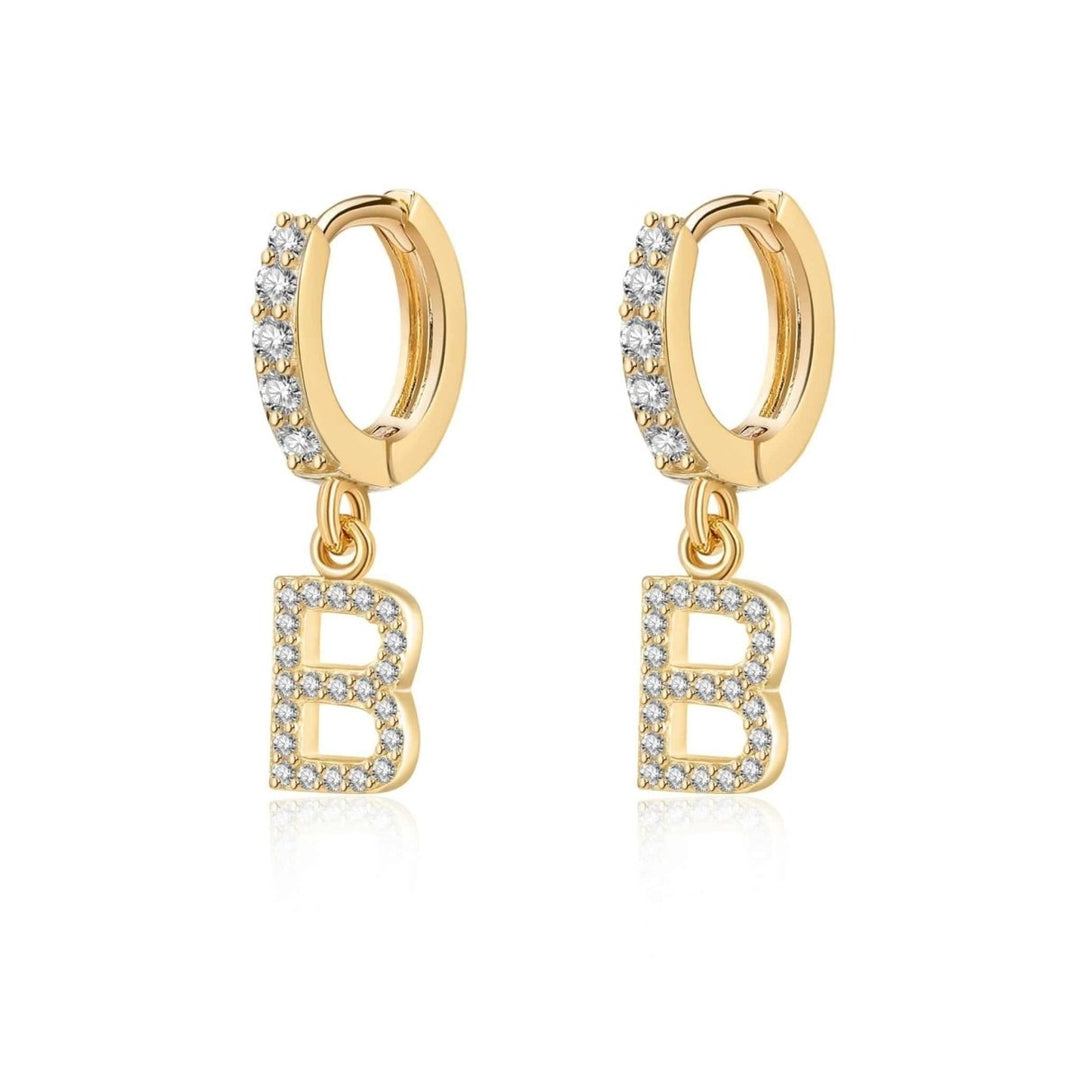 Pendientes de aros iniciales