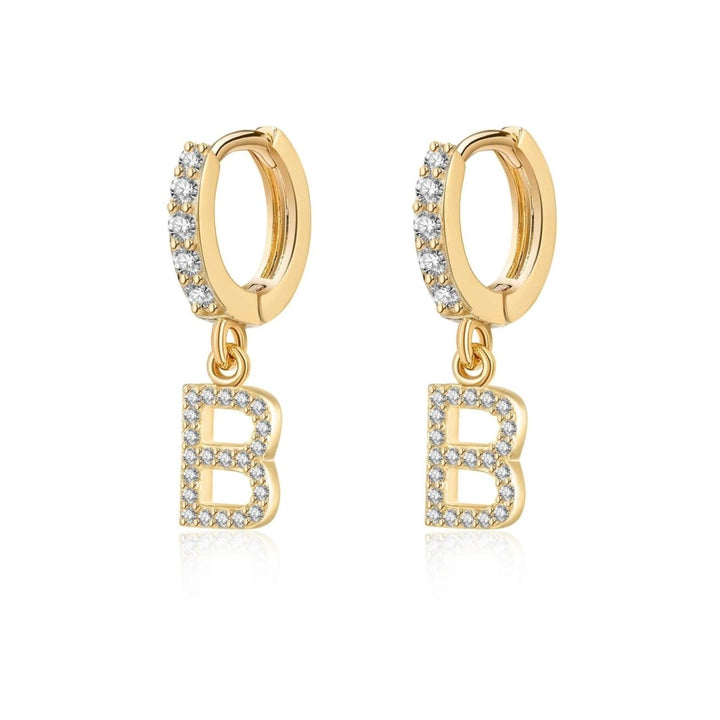 Pendientes de aros iniciales