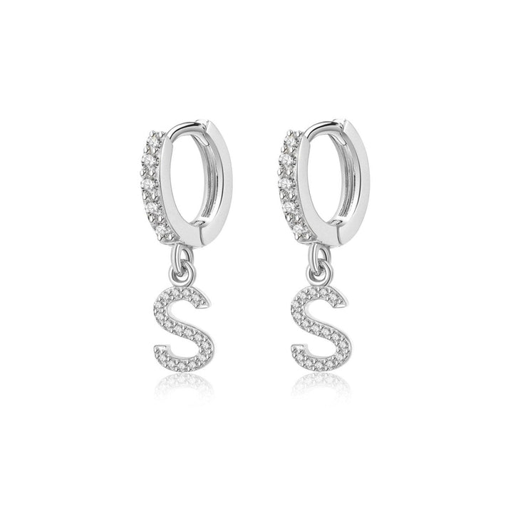 Pendientes de aros iniciales
