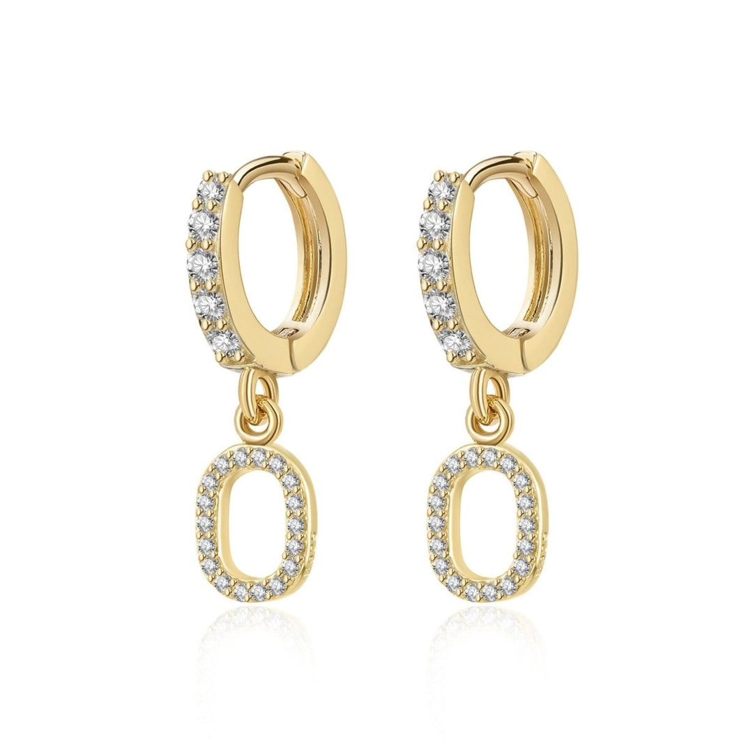 Pendientes de aros iniciales