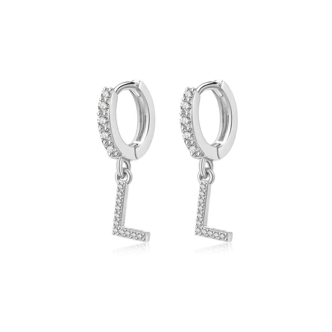Pendientes de aros iniciales