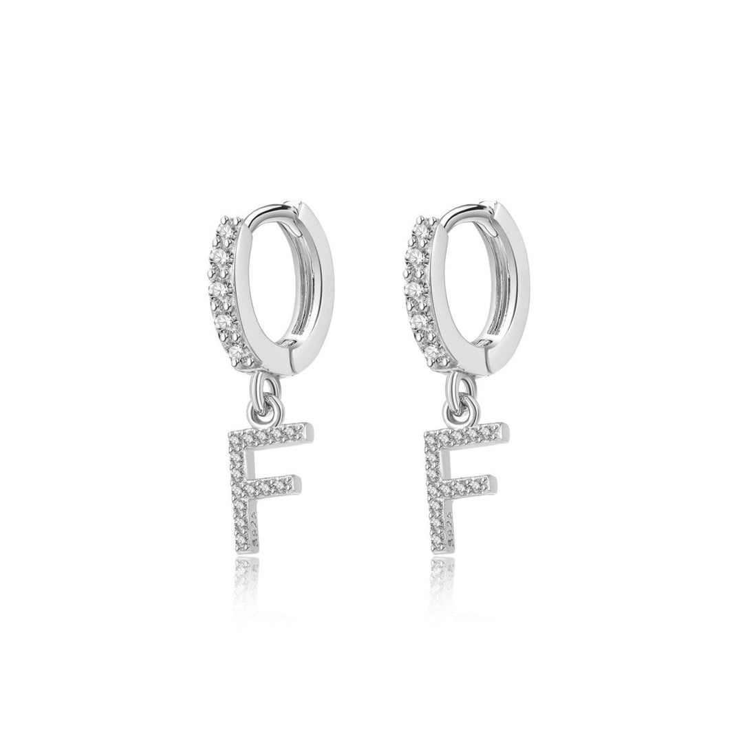 Pendientes de aros iniciales