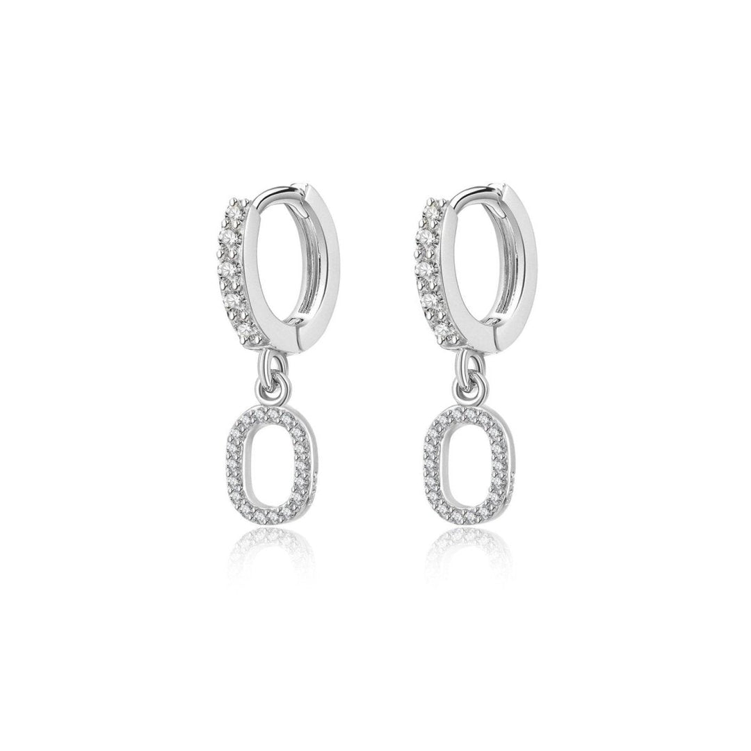 Pendientes de aros iniciales