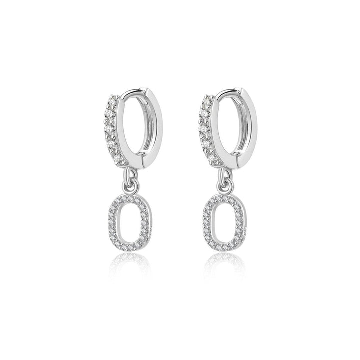 Pendientes de aros iniciales