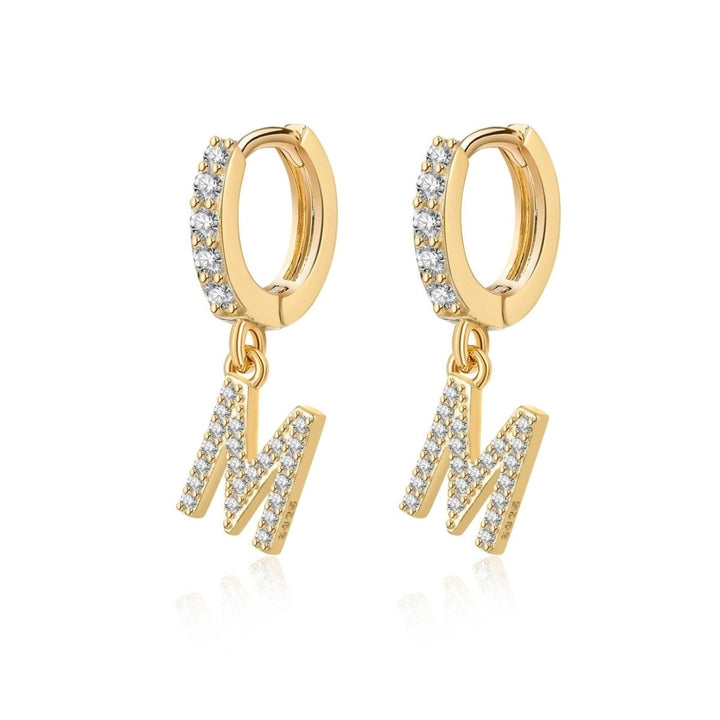 Pendientes de aros iniciales