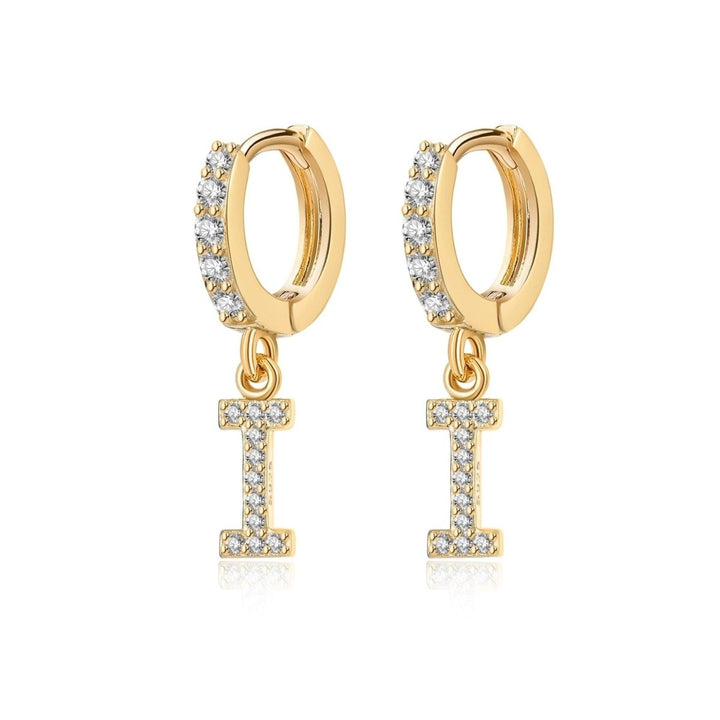 Pendientes de aros iniciales