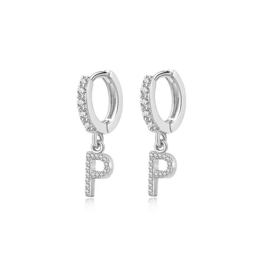 Pendientes de aros iniciales