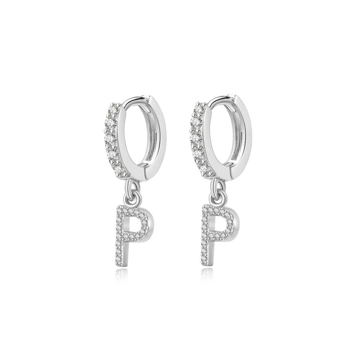 Pendientes de aros iniciales