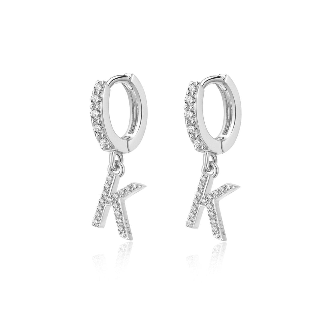Pendientes de aros iniciales