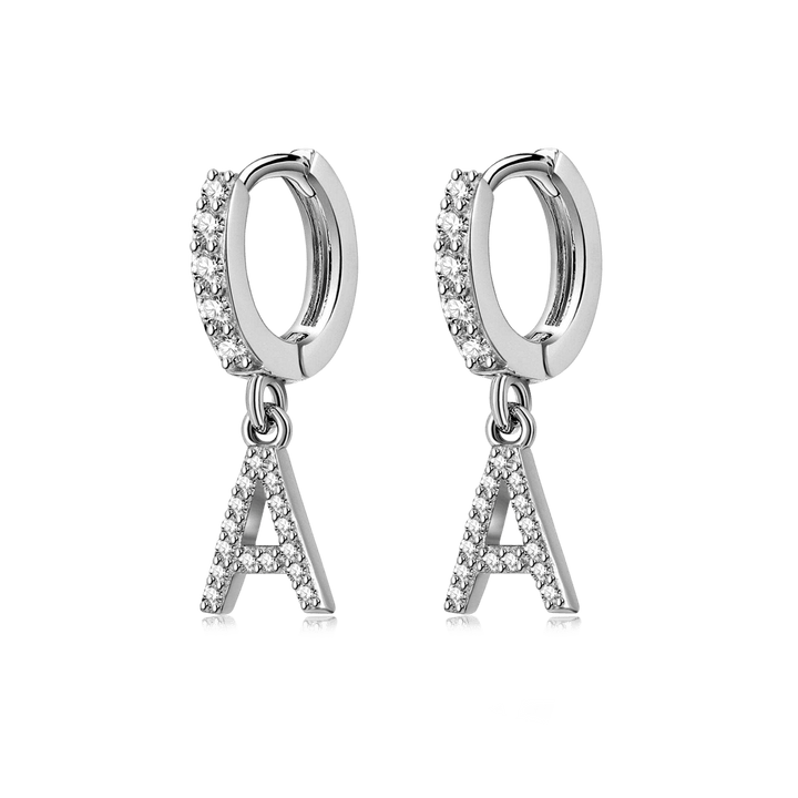 Pendientes de aros iniciales