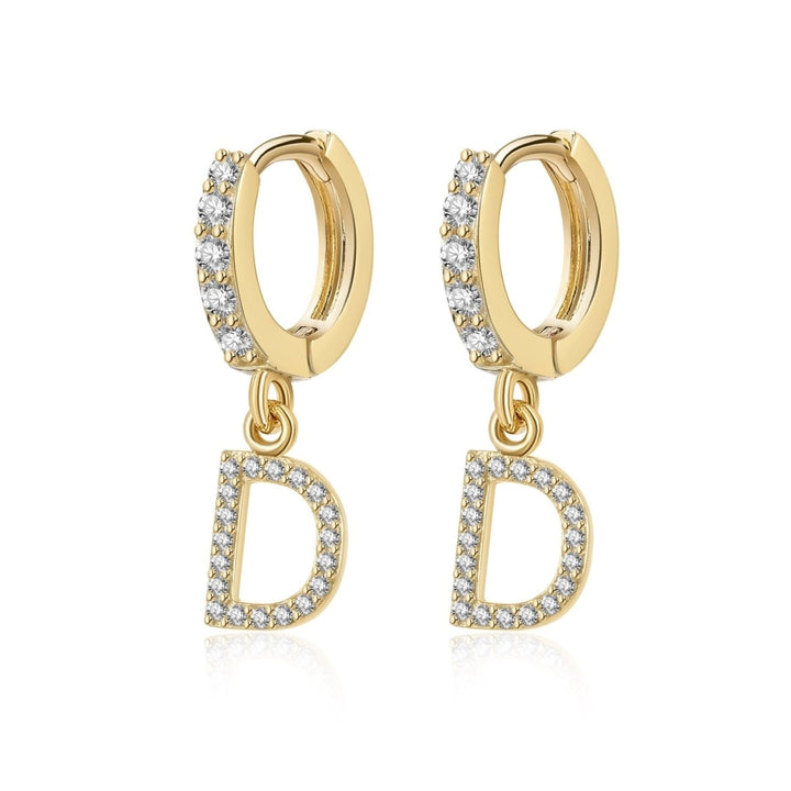 Pendientes de aros iniciales