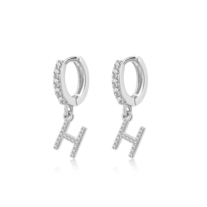Pendientes de aros iniciales