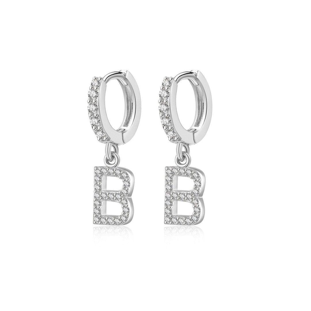 Pendientes de aros iniciales