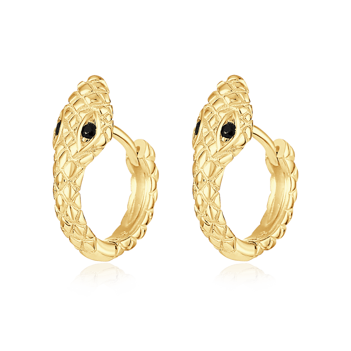 Pendientes de serpiente pequeña