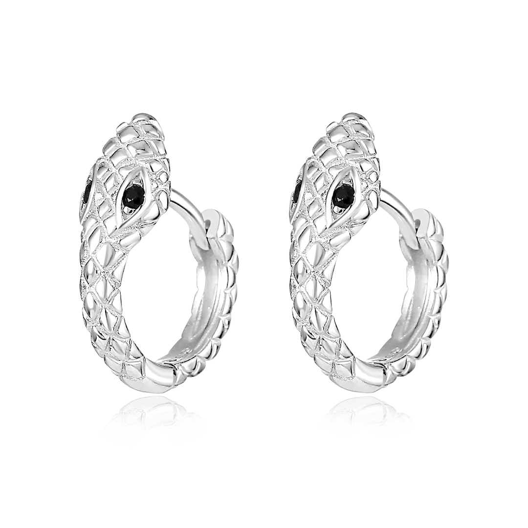 Pendientes de serpiente pequeña