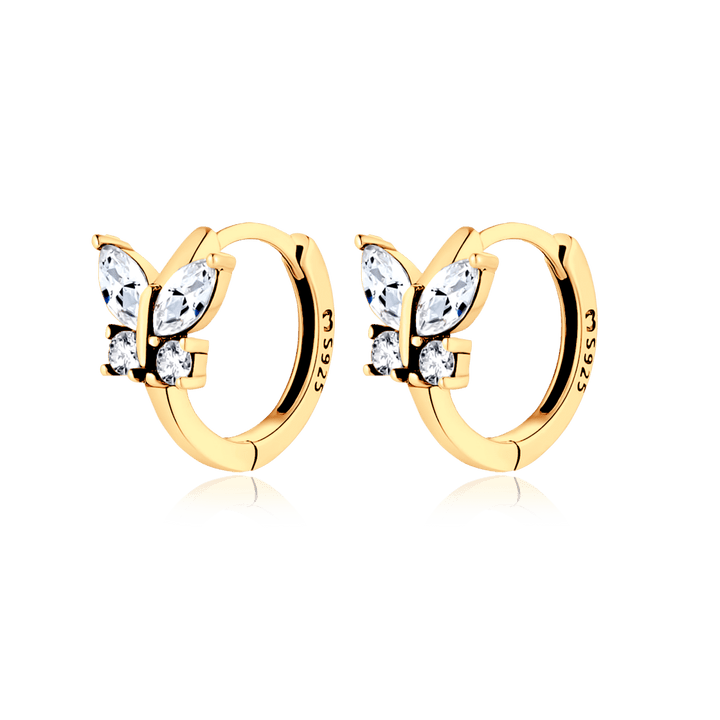 Pendientes Mariposa Cristal
