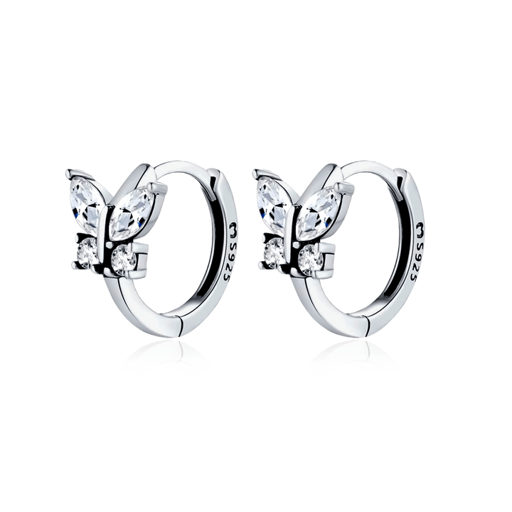 Pendientes Mariposa Cristal