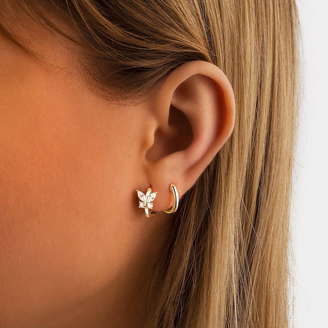 Pendientes Mariposa Cristal