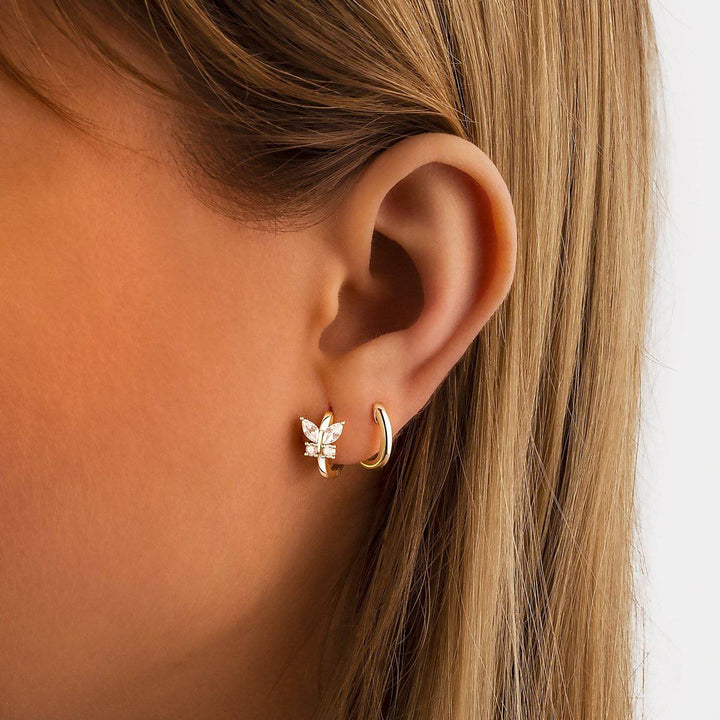 Pendientes Mariposa Cristal