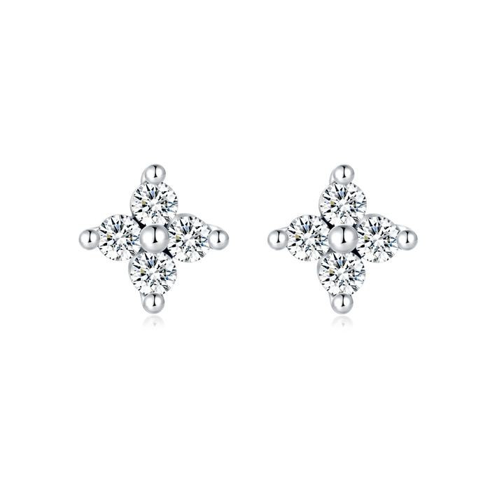Pendientes de Cristal Mini Flor