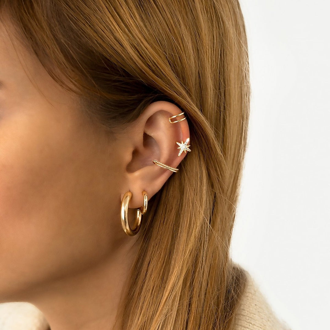 Pendientes Semi Argolla Speranta