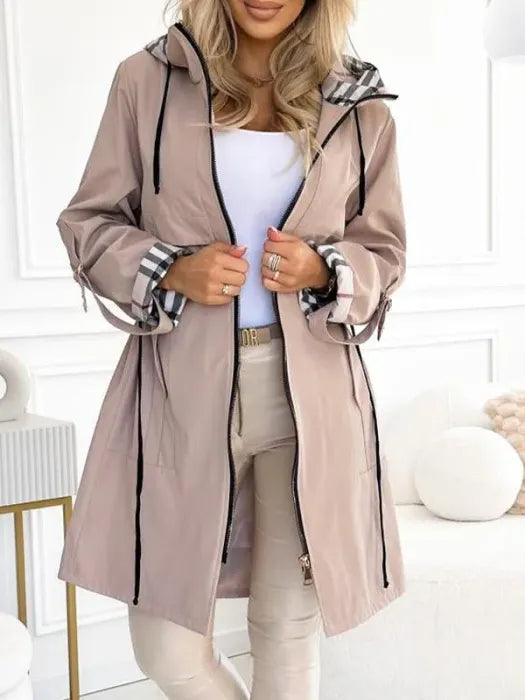 Natalie™ – Naisten takki vetoketjulla ja modernilla designilla