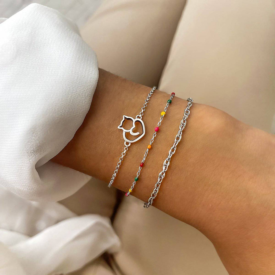 Pulsera amante de gatos