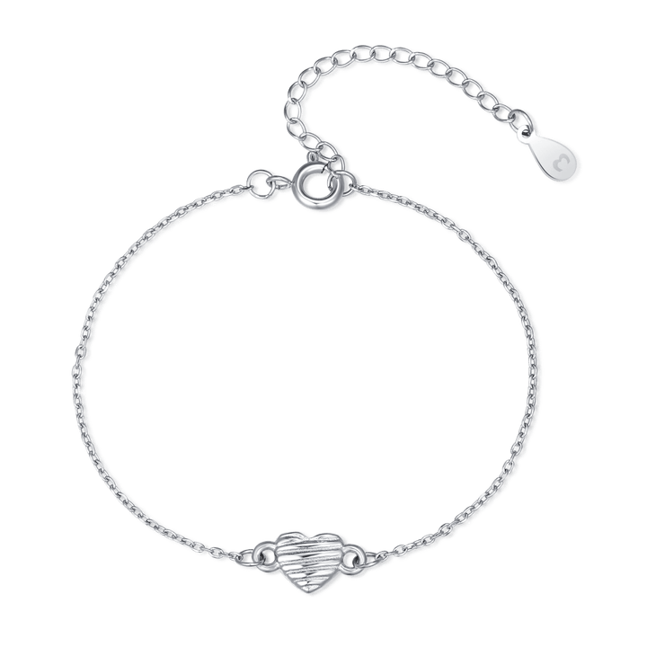 Pulsera Corazón Relieve