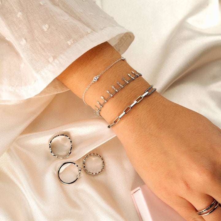 Pulsera Cuatro Brillantes