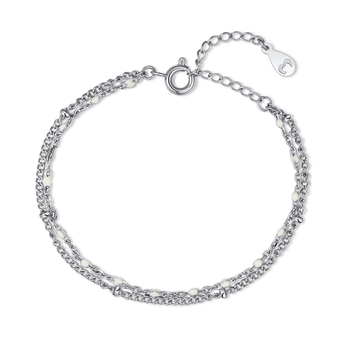 Pulsera de Cuentas Blancas