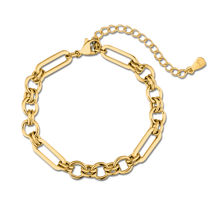 Pulsera de eslabones de anillo