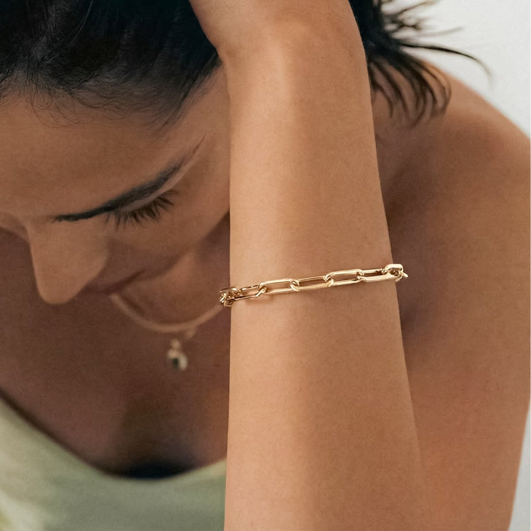 Pulsera Eslabón Rectangular
