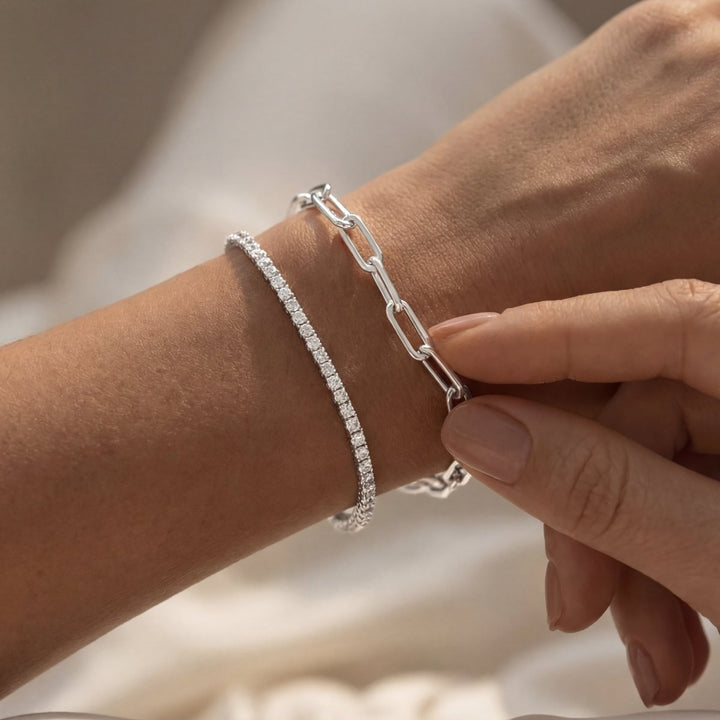 Pulsera Eslabón Rectangular