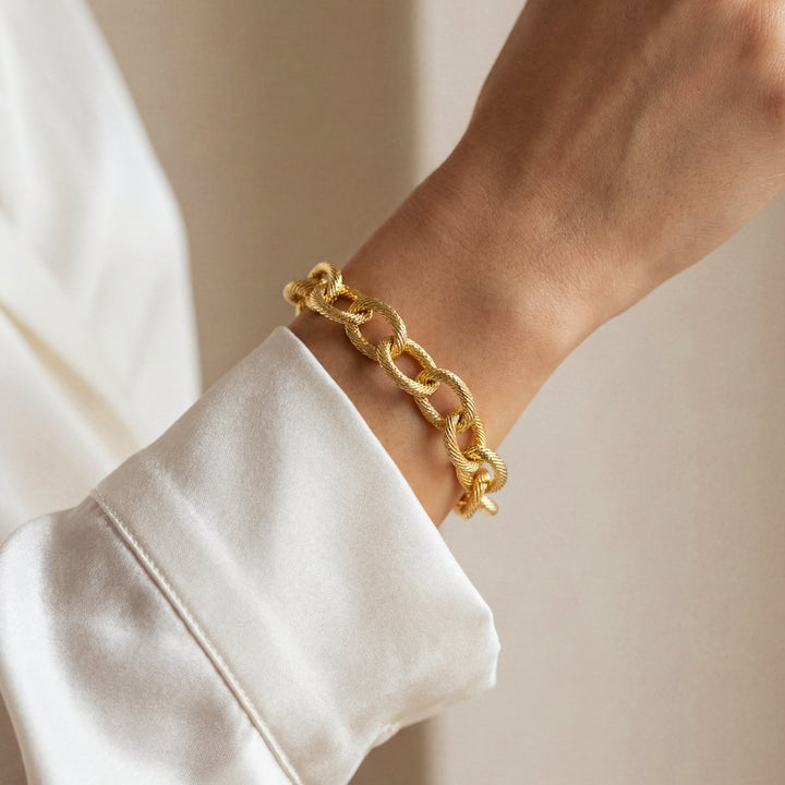 Pulsera Eslabón Trenza