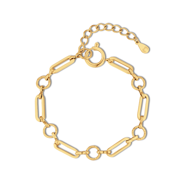 Pulsera de Eslabones y Círculo