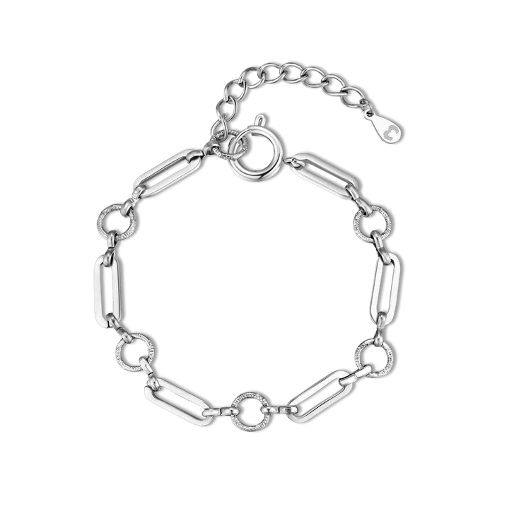 Pulsera de Eslabones y Círculo