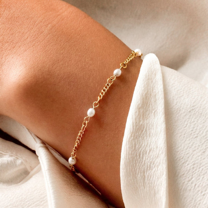 Pulsera Perlitas Blancas