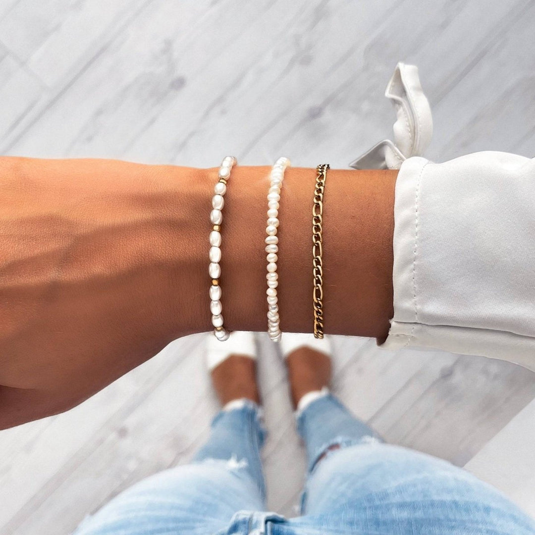 Pulsera Ballet Perla Rosa