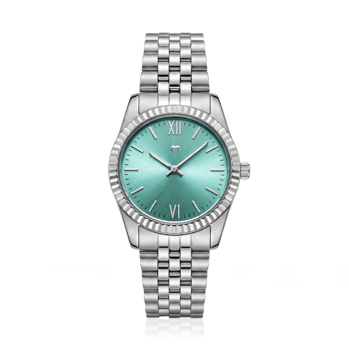 Reloj ~ Century Silver-Soft Green
