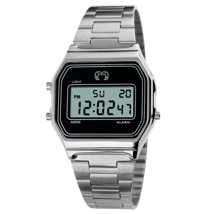 Reloj Digital Vintage ~ Plata