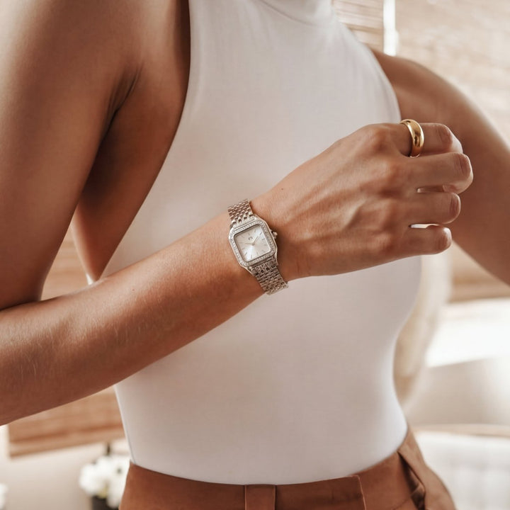 Reloj ~ Hampton Lux Silver